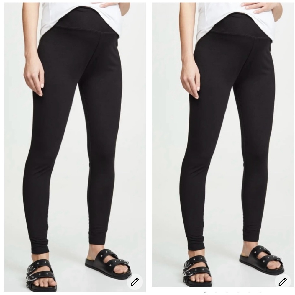 Hatch Black Maternity Leggings